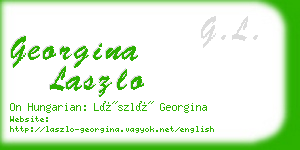 georgina laszlo business card